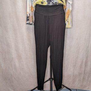 EUC Medium Harem Pants High Waisted Tummy Control Lounge Joggers with Pockets